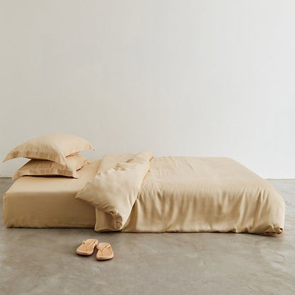 Silky Solid Tencel Bedding Set / Pink
