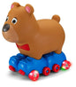 Toddler Ride-On Bear Toy for Kids Ages 1-3 with Foot-to-Floor Design