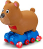 Toddler Ride-On Bear Toy for Ages 1-3 with Soft Foot-to-Floor Design