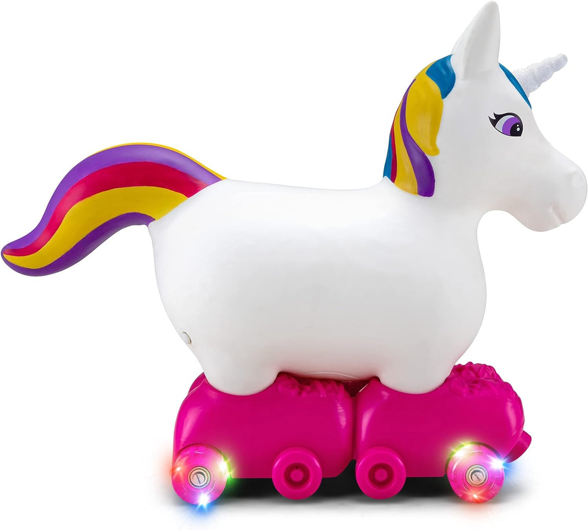 Toddler Unicorn Ride-On Foot-to-Floor Toy for Kids Ages 1-3