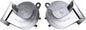 Silvery Chrome Snail Horn with 130dB Loud Dual Electric Car and Train Sounds