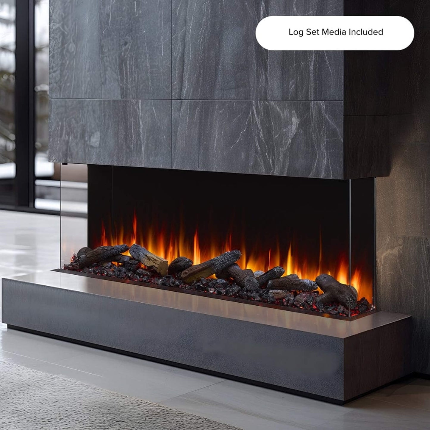 SimpliFire Triton Multi-View Smart Linear Electric Fireplace [SF-TR50/65/78] (SAK23691)