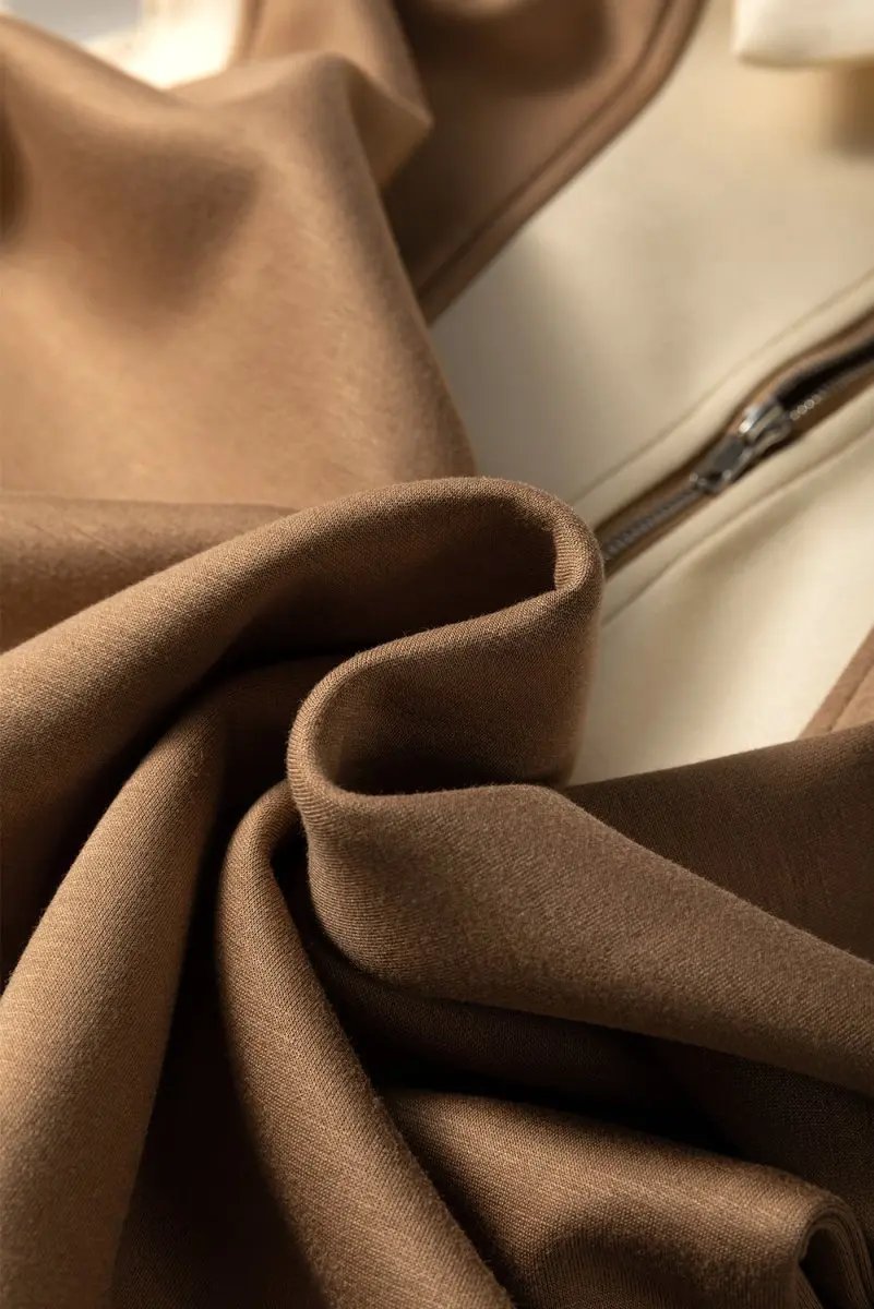 Accessories Love Salve Taupe Colorblock Top Women's Casual Half Zip Pullover Comfortable