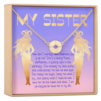 Sister Christmas  - Heartfelt Card & Jewelry Gift Set