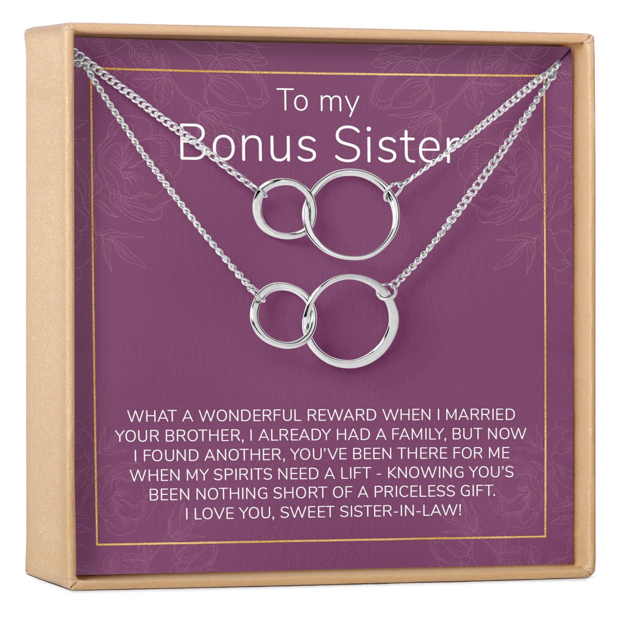 Sister-In-Law Necklace, Multiple Styles
