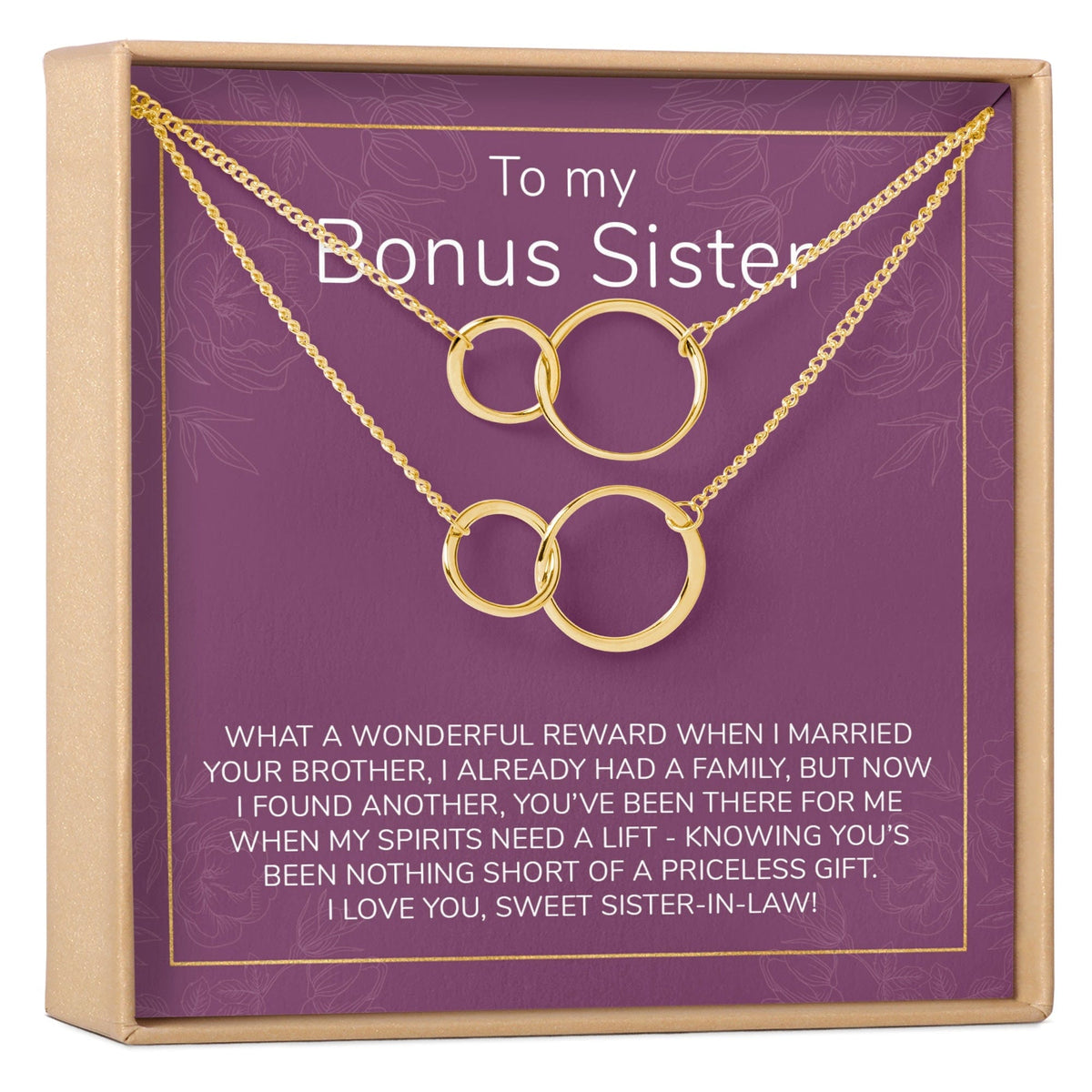 Sister-In-Law Necklace, Multiple Styles