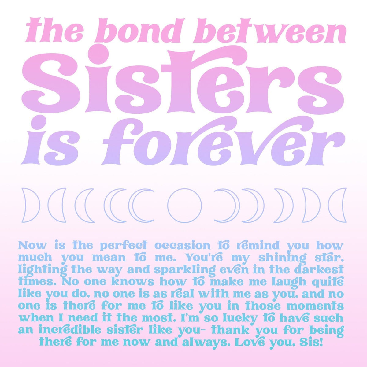 Sisters DoubleCircleNecklace Gift Box Set