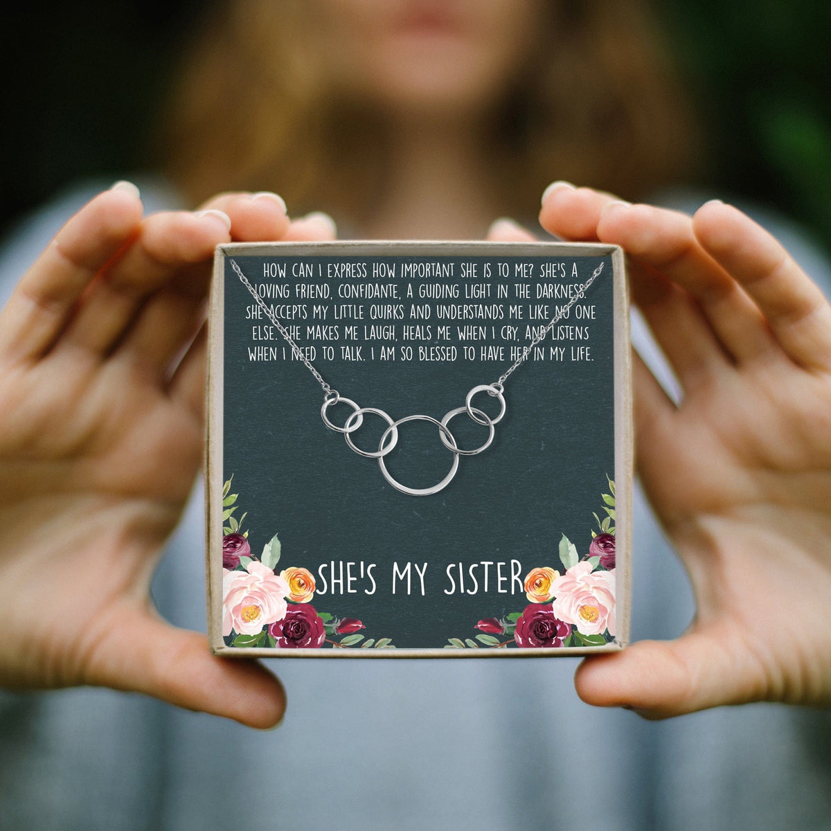 Sisters Five Circles Necklace