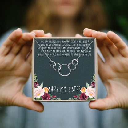 Sisters Five Circles Necklace