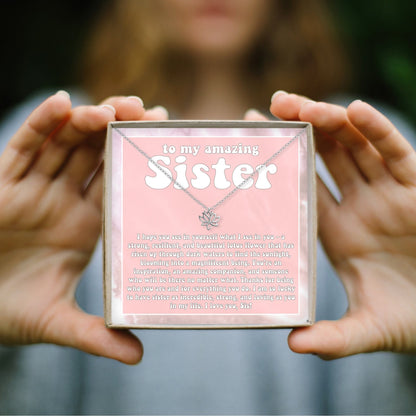 Sisters Lotus Necklace