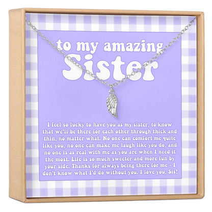 Sisters Wing Necklace
