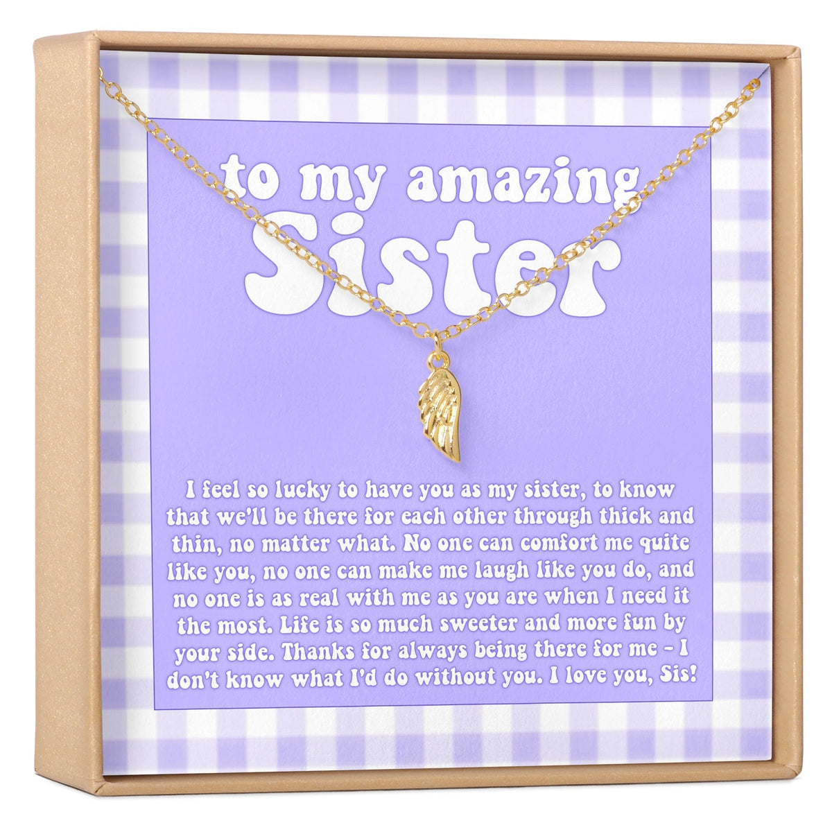 Sisters Wing Necklace