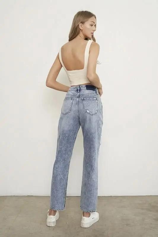 Women's Jeans Jeans - Comfortable Fit - Slim Boyfriend Style
