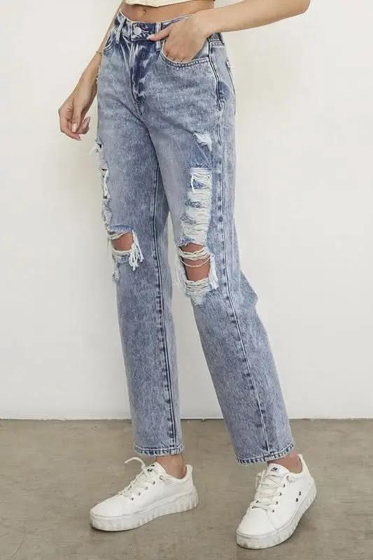 Women's Jeans Jeans - Comfortable Fit - Slim Boyfriend Style