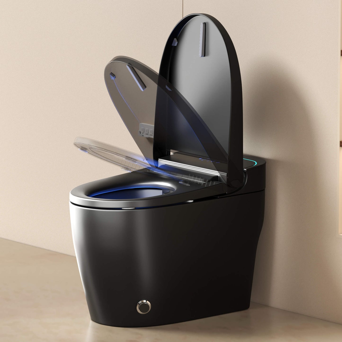 Nuvia Smart One-Piece Bidet Toilet With Auto Open/Close Seat And Dryer (SAK86135)