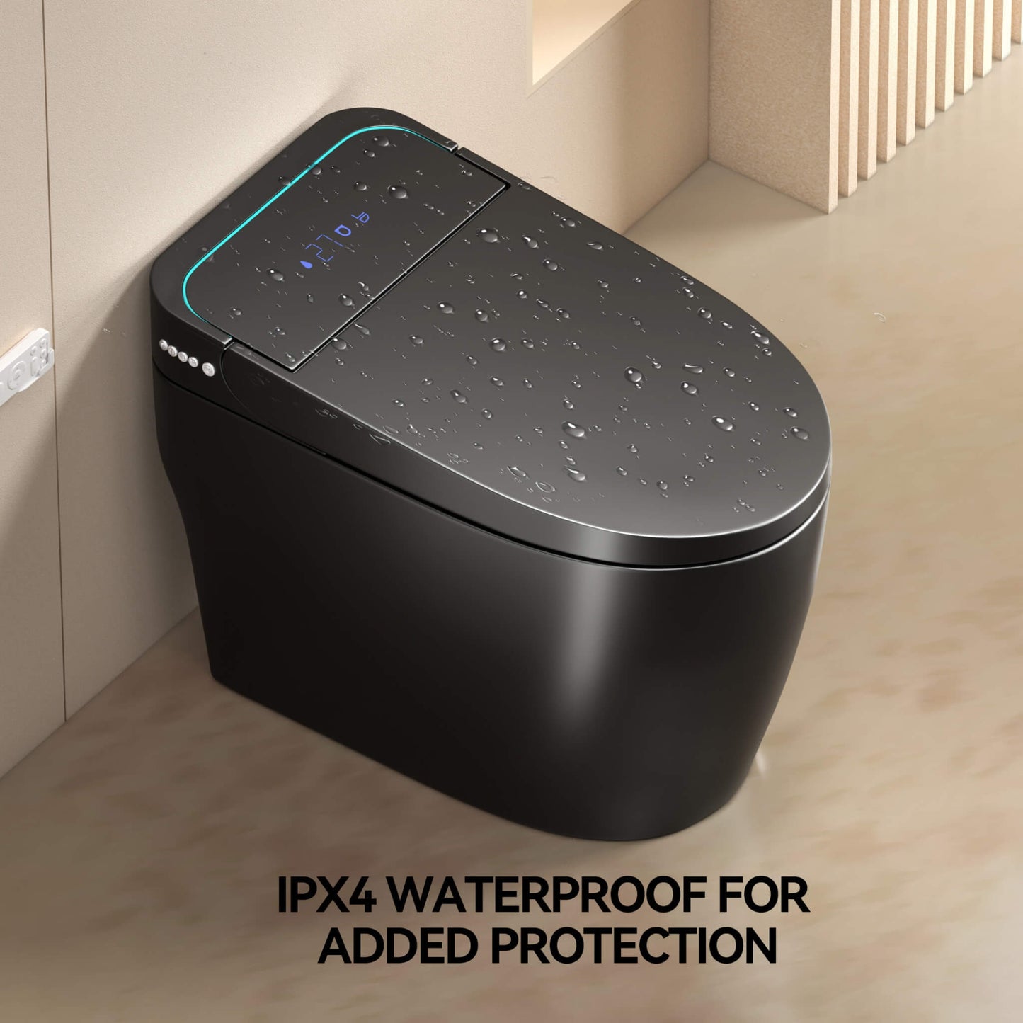 Nuvia Smart One-Piece Bidet Toilet With Auto Open/Close Seat And Dryer (SAK86135)