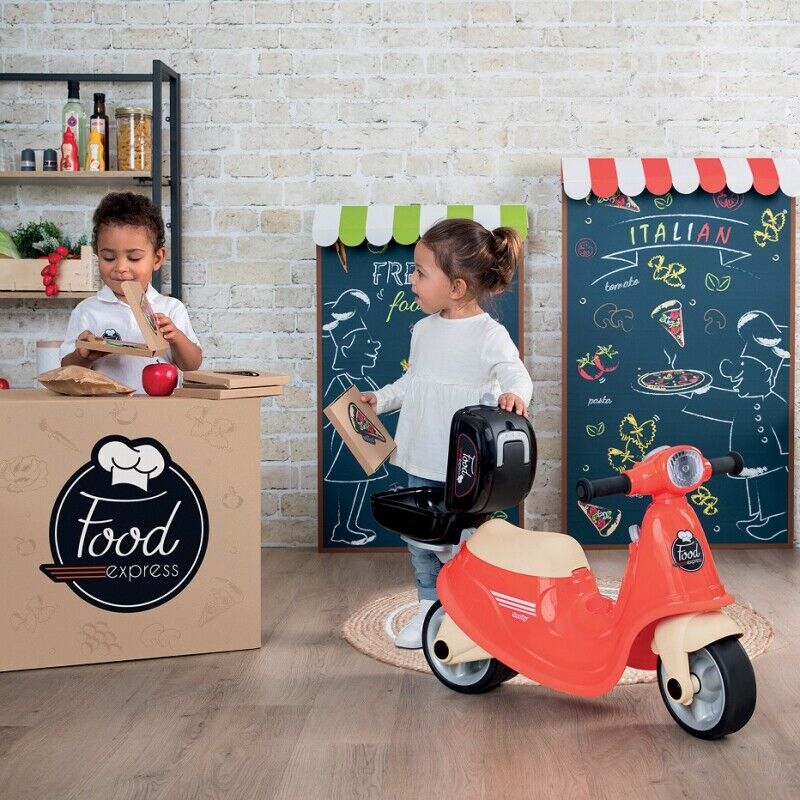 SMOBY Retro Scooter with Removable Trunk for On-the-Go Fun