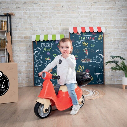 SMOBY Retro Scooter with Removable Trunk for On-the-Go Fun