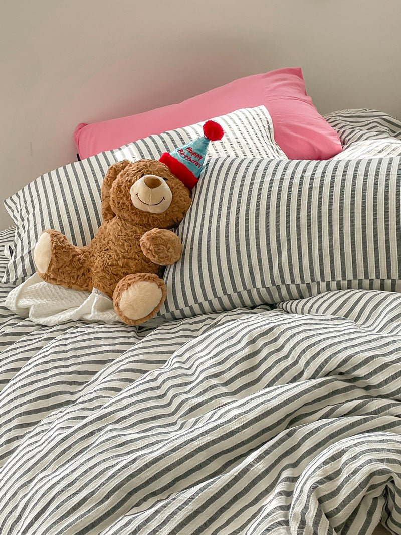 Soft Jacquard Bedding Set / Barbie Hot Pink
