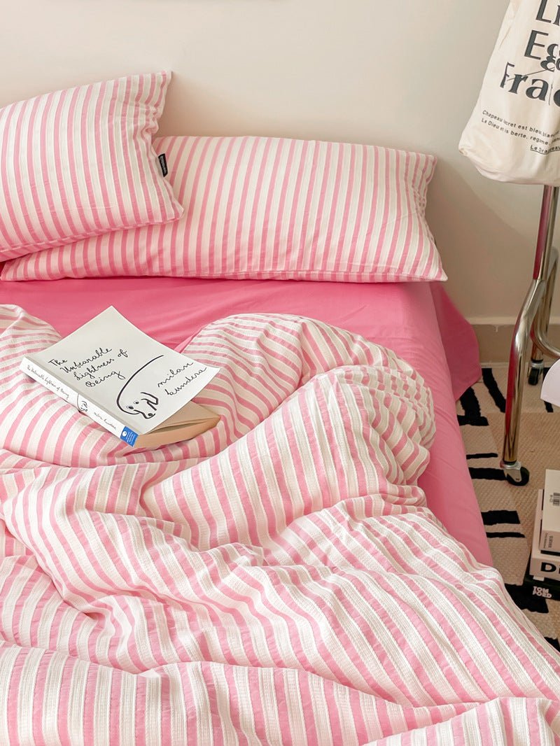 Soft Jacquard Bedding Set / Barbie Hot Pink