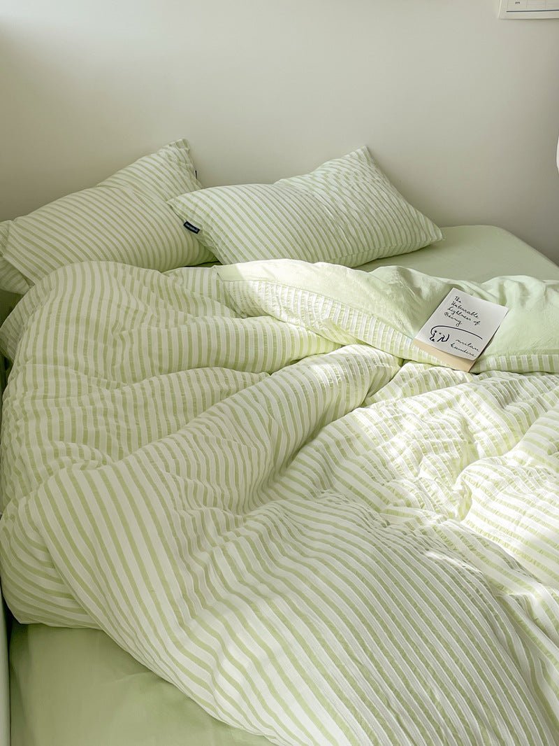 Soft Jacquard Bedding Set / Yellow