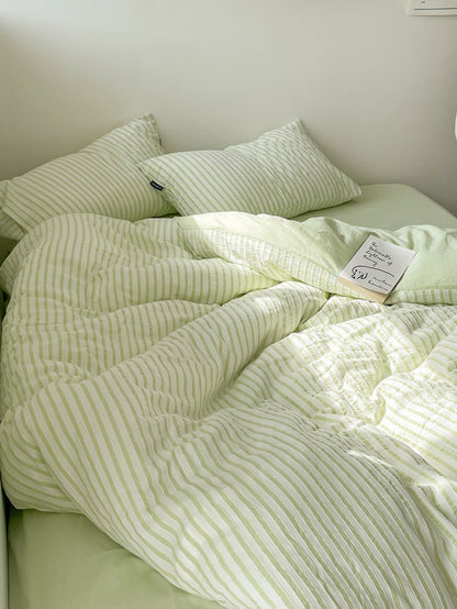 Soft Jacquard Bedding Set / Yellow