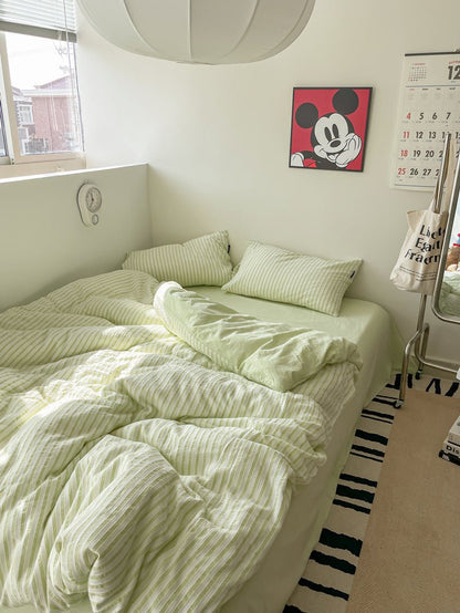 Soft Jacquard Bedding Set / Yellow