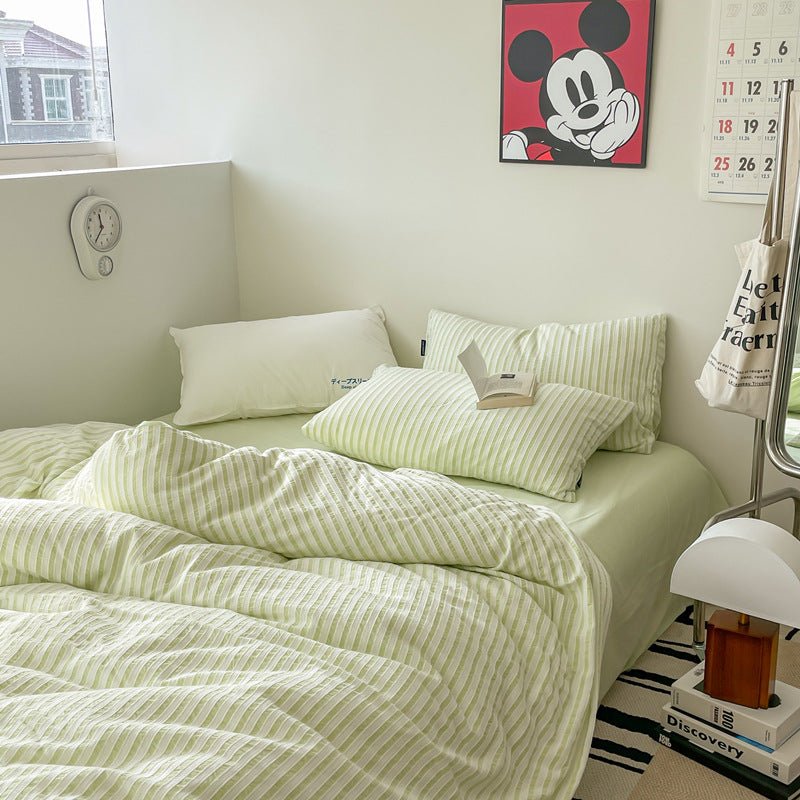 Soft Jacquard Bedding Set / Yellow
