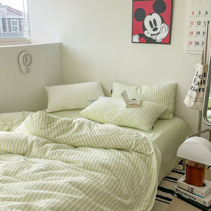 Soft Jacquard Bedding Set / Yellow