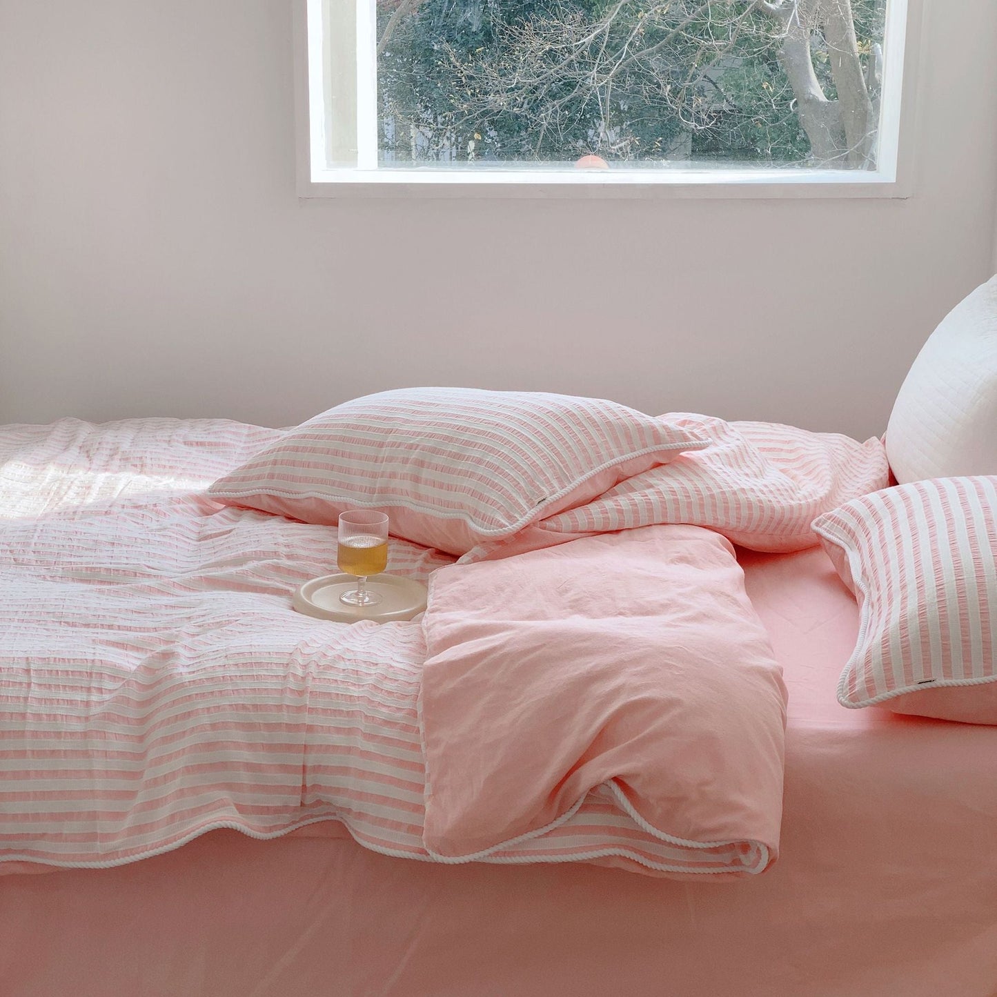 Soft Jacquard Bedding Set / Yellow