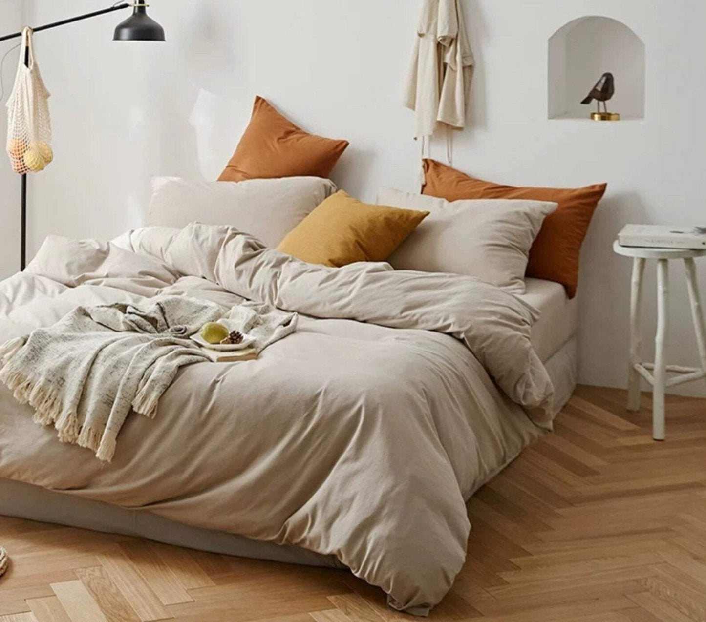 Solid Bedding Set / Forest Green