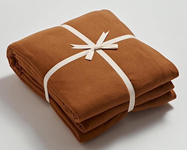 Solid Bedding Set / Forest Green