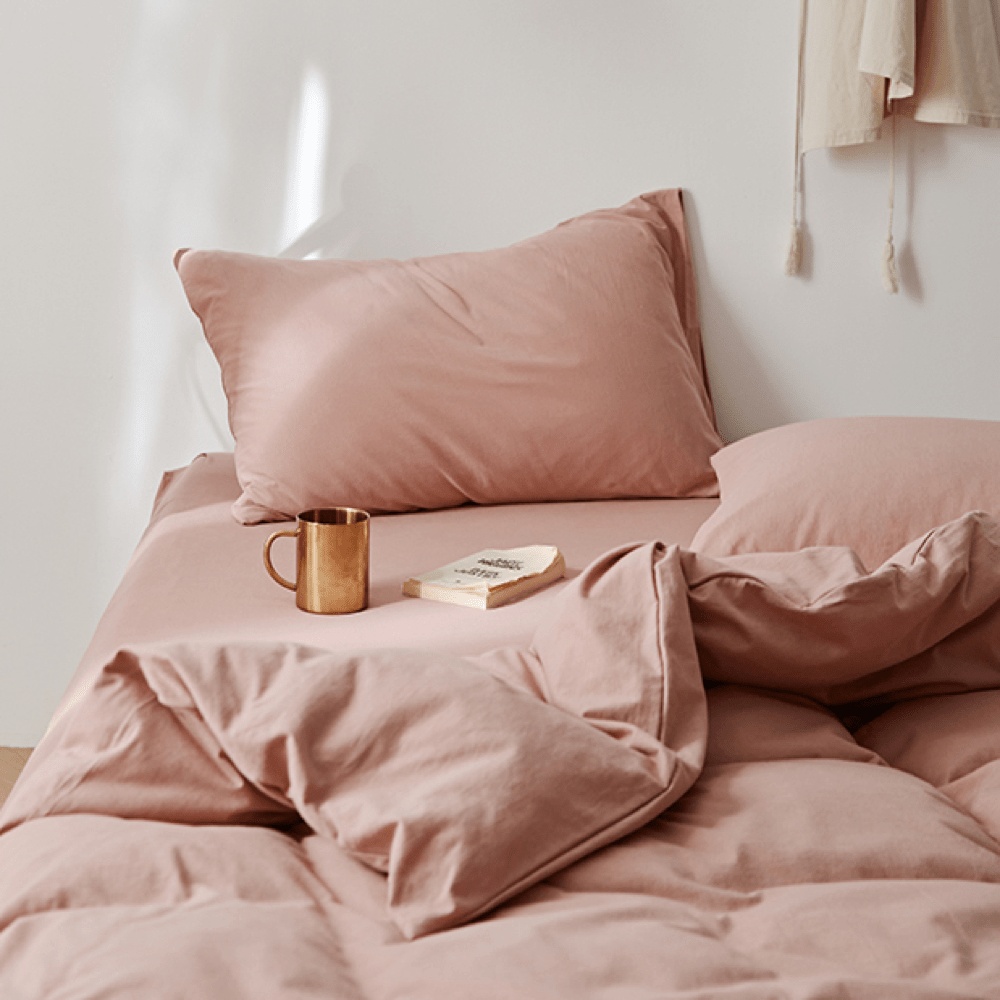 Solid Bedding Set / White