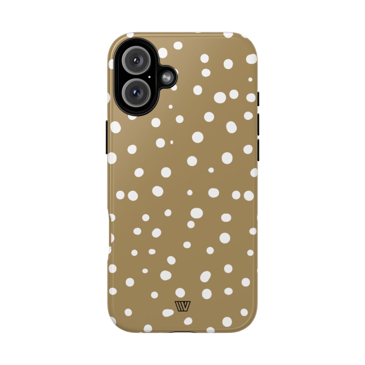 DARK BEIGE DOTS | Tough Phone Case