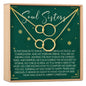 Soul Sisters Christmas Double Circles Necklace Set