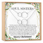 Soul Sisters Christmas Double Circles Necklace Set