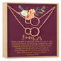 Soul Sisters Double Circles Necklace Set