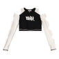 Spicy Girl Cut-out Off Shoulder T-Shirt Design - # GIAA23510019
