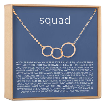 Squad Necklace, Multiple Styles