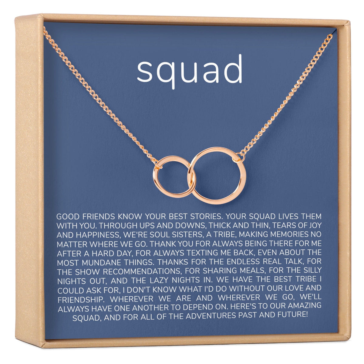 Squad Necklace, Multiple Styles