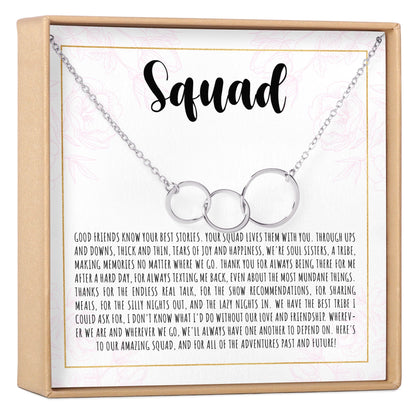 Squad Necklace, Multiple Styles