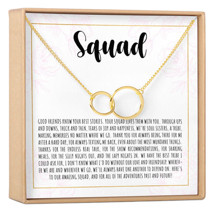 Squad Necklace, Multiple Styles