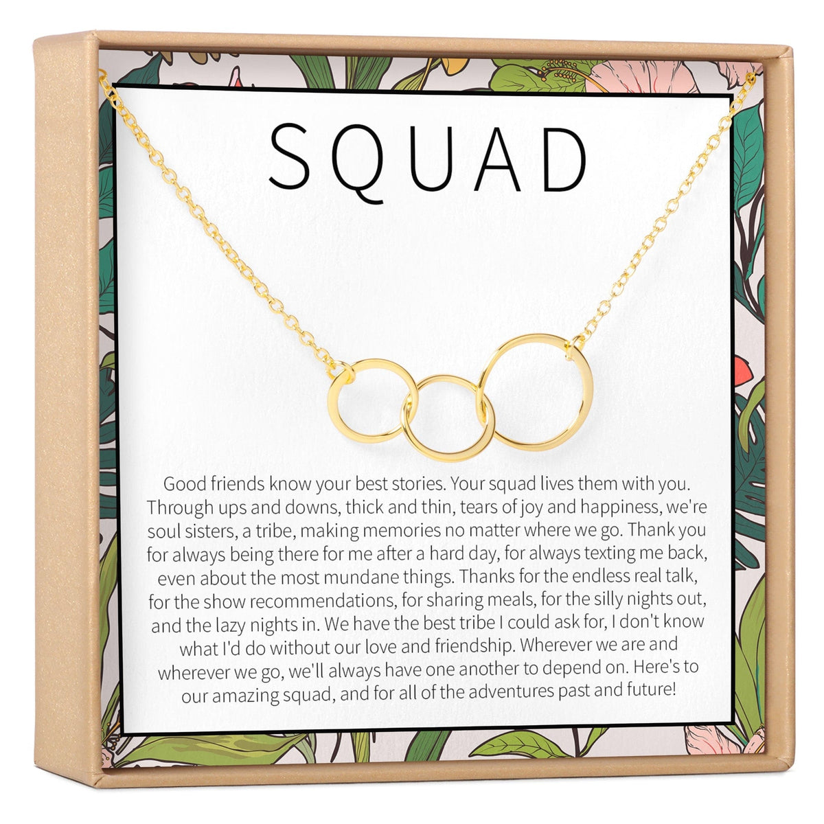 Squad Necklace, Multiple Styles