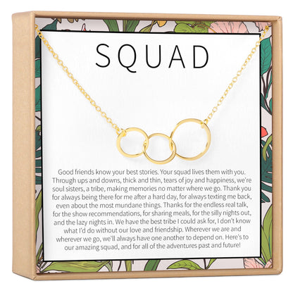 Squad Necklace, Multiple Styles