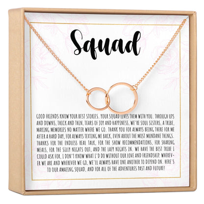 Squad Necklace, Multiple Styles