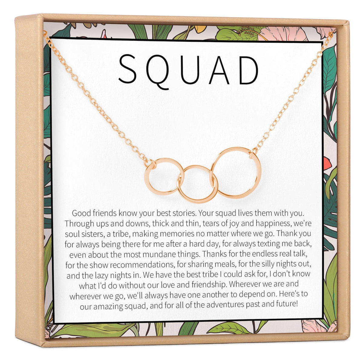 Squad Necklace, Multiple Styles