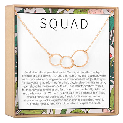 Squad Necklace, Multiple Styles