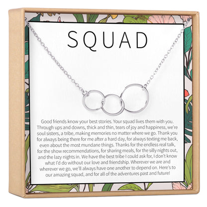 Squad Necklace, Multiple Styles