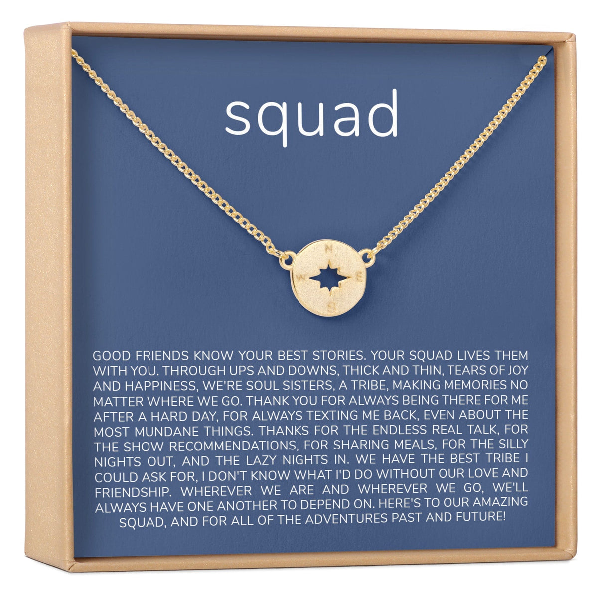 Squad Necklace, Multiple Styles