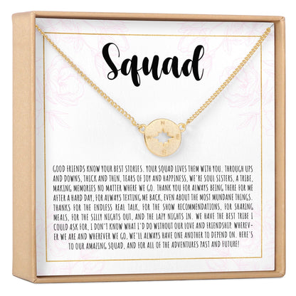 Squad Necklace, Multiple Styles
